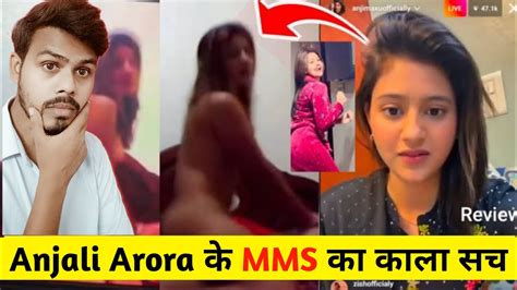 anjali arora nude leaked video|Famous Indian Tiktoker Anjali Arora leaked MMS porn tape